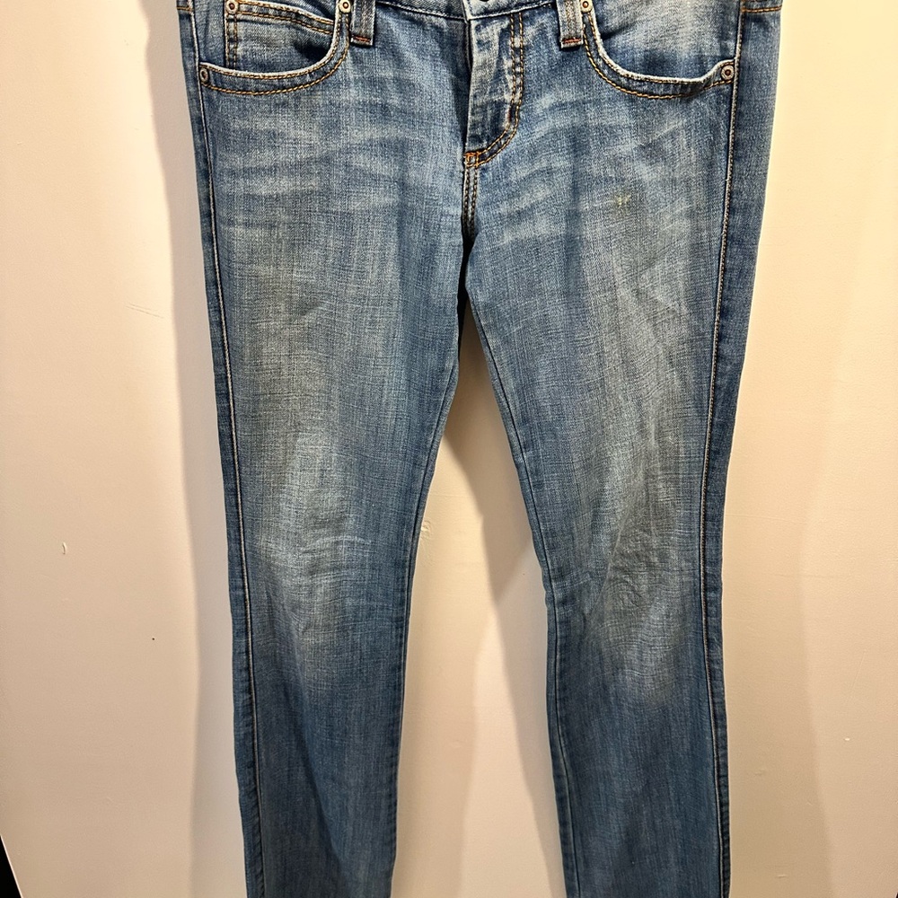 Frankie B. Sky Blue Skinny Jeans